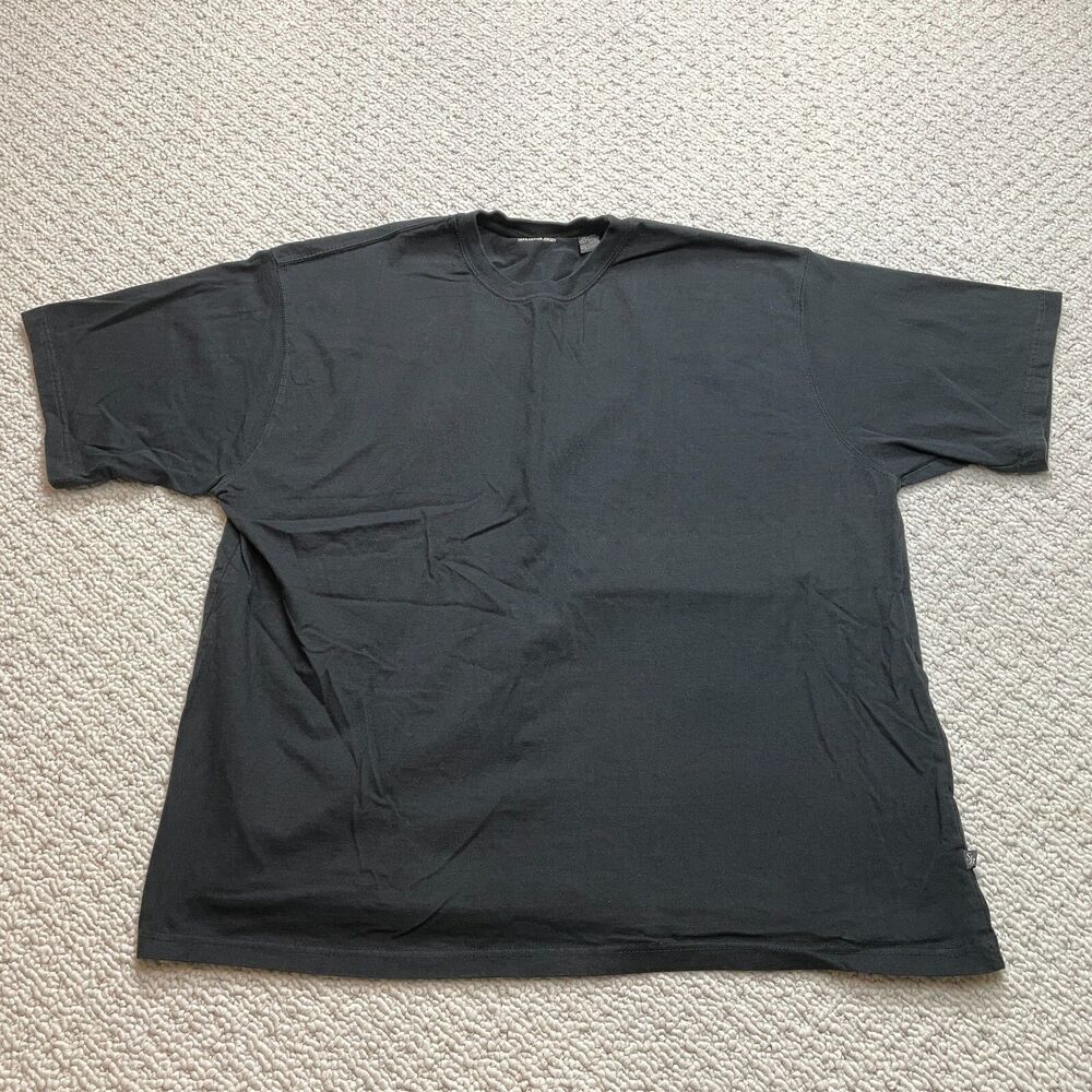 St. John's Bay Shirt Mens 2XL XXL Black Permornace Tee Short Sleeve Basic Adult